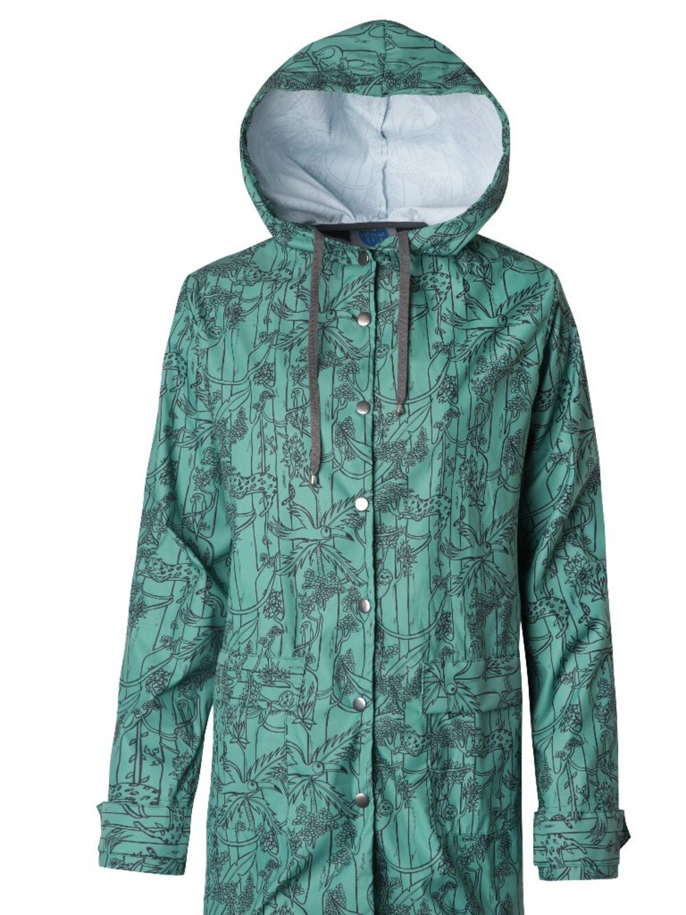 Please Rain “Neotrópico Arbóreo Verde” Women’s Waterproof Raincoat